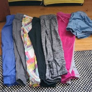 Girls 5-6 lot of bottoms